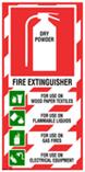 Dry Powder ABE Fire Extinguisher Blazon